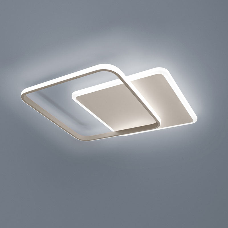 LED-Deckenleuchte 3000k 4000k quadratisches Design aus Aluminium