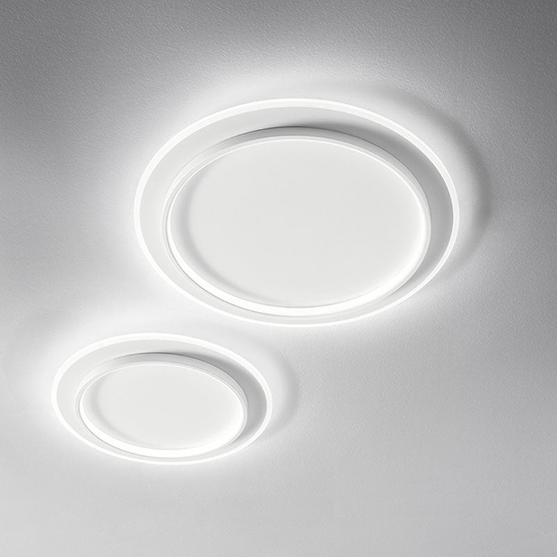 Plafoniera di design LED moderna forma tonda 3000k luce calda