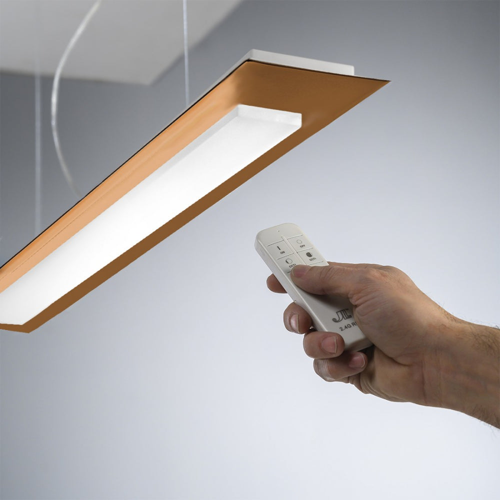 Lampadario moderno led metallo dimmerabile sospensione dinamica