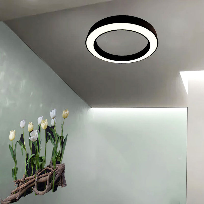 Plafoniera led circolare sottile design moderno 3000k da soffitto