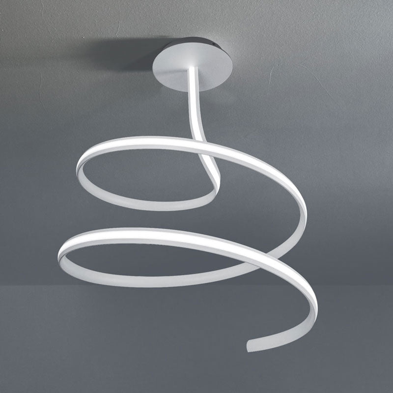 Lampadario moderno bianco led di design