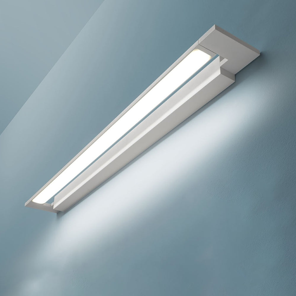 Applique moderno led metallo lampada parete orientabile monoemissione